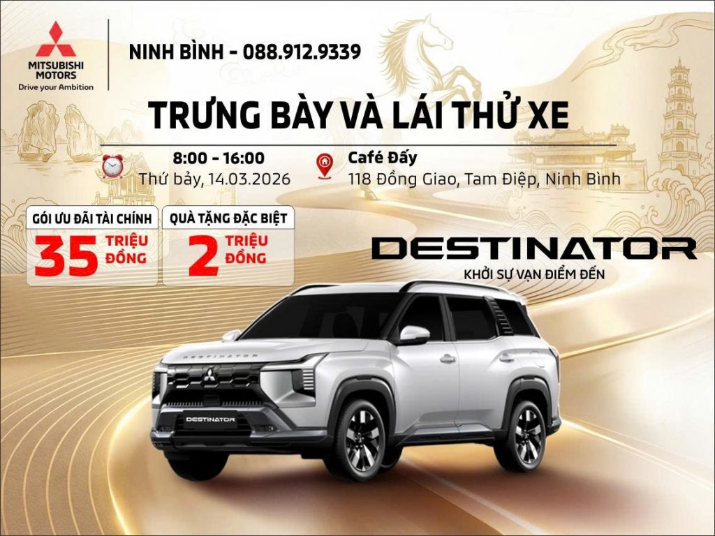 LÁI THỬ MITSUBISHI – NHẬN ƯU ĐÃI KHỦNG THÁNG 3
